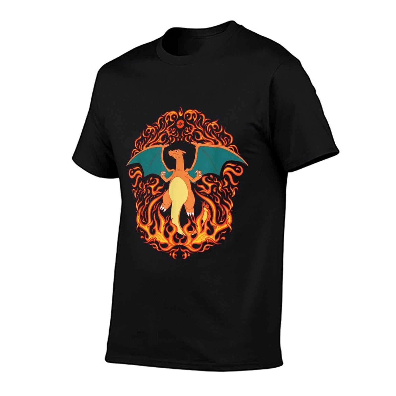 Pokémon - Charizard Fire Type Flames Generation 1  Wrinkle-resistant T-Shirt