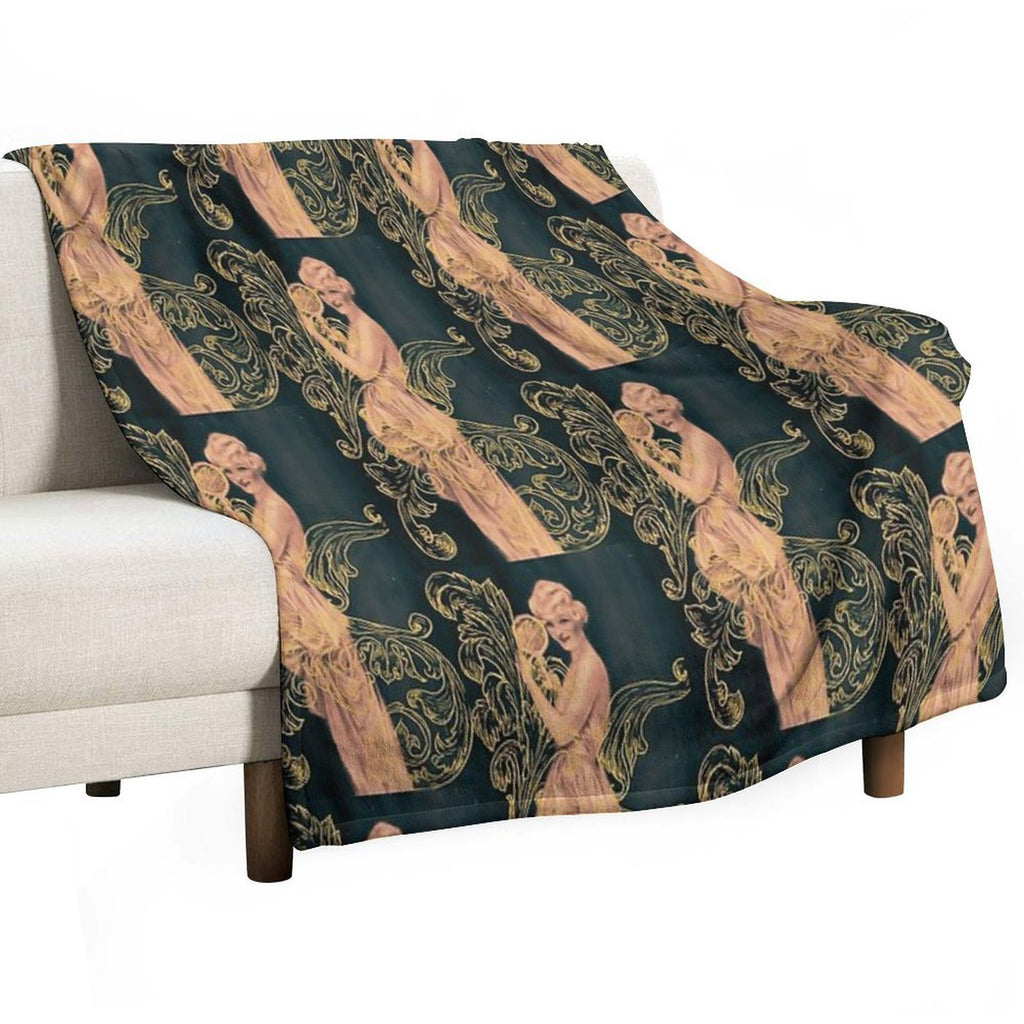 Golden Beauty Comfort Throw Blanket