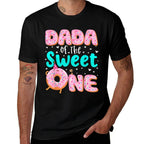Dada Of The Sweet One 1st Birthday Donut Theme Family  Graphic-printed T-Shirt