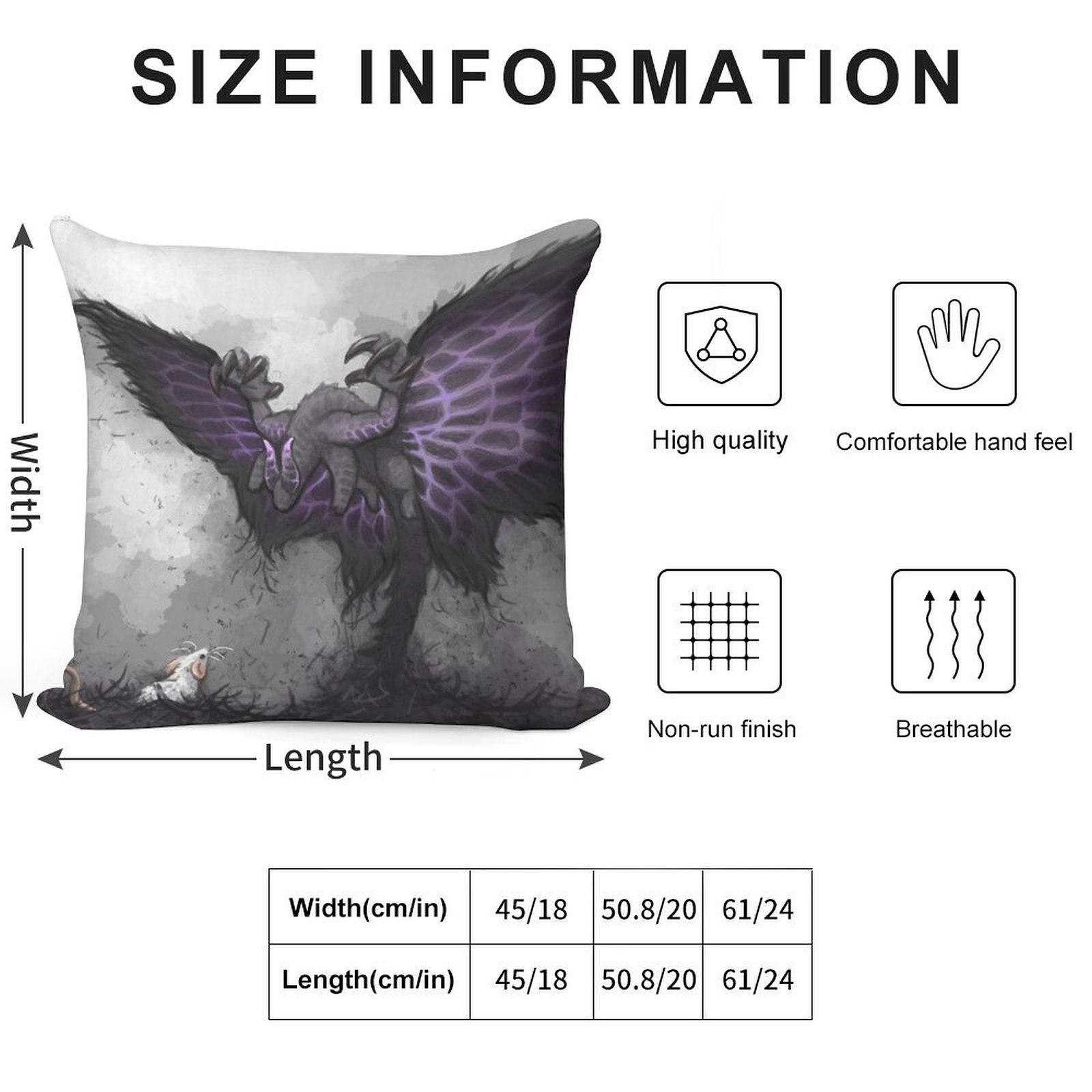 Smol Magala Soft Decorative Cover Throw Pillow