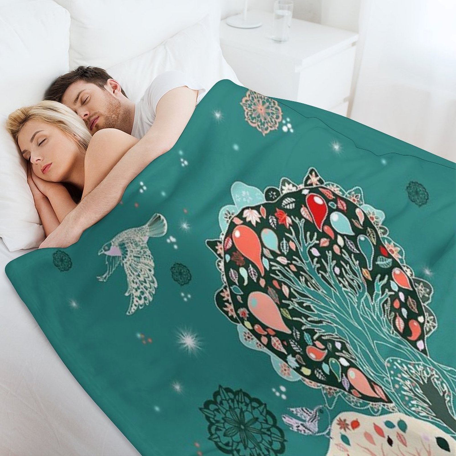 Lovely Forest Gift-ready Throw Blanket