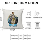 Captain Future Soft Reinforced Edging Throw Pillow