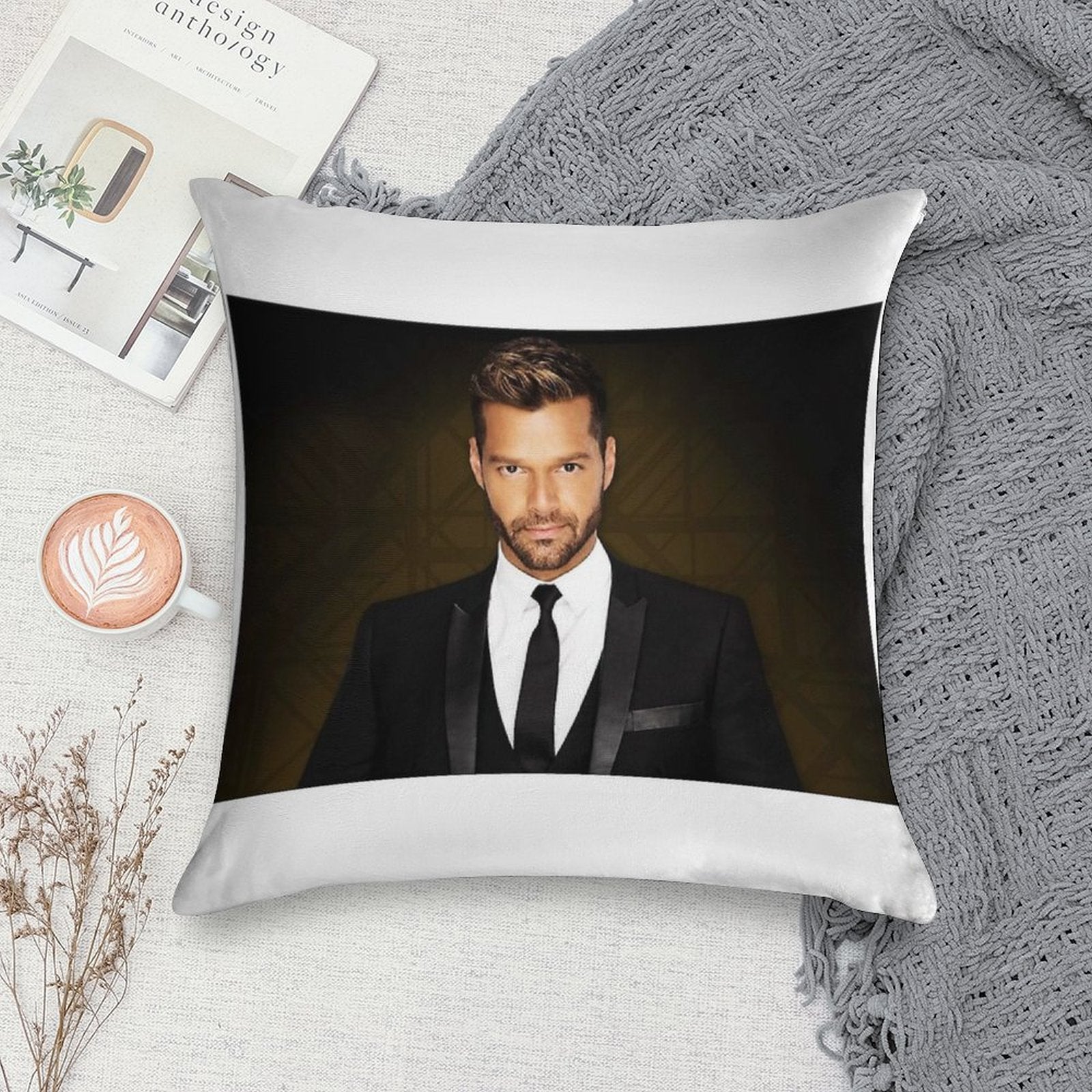 Ricky Martin Tour Kel3 2019 Soft Decorative Cover Throw Pillow