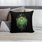 D20 of Growth Soft Fade-Resistant Throw Pillow