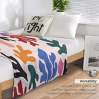 Matisse Patterns Anti-pilling Throw Blanket