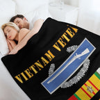 Army - Vietnam Veteran - Cbt Infantryman W CIB VN SVC Eco-conscious Throw Blanket