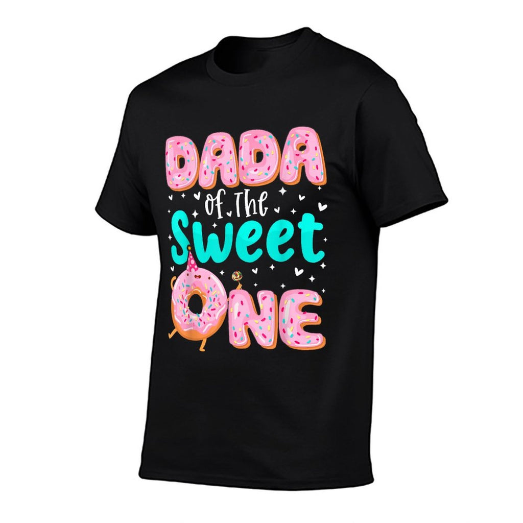 Dada Of The Sweet One 1st Birthday Donut Theme Family  Graphic-printed T-Shirt