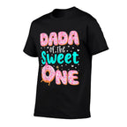 Dada Of The Sweet One 1st Birthday Donut Theme Family  Graphic-printed T-Shirt