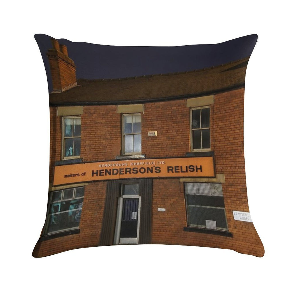 Henderson's Relish Old Building Soft Multiple Sizes Throw Pillow