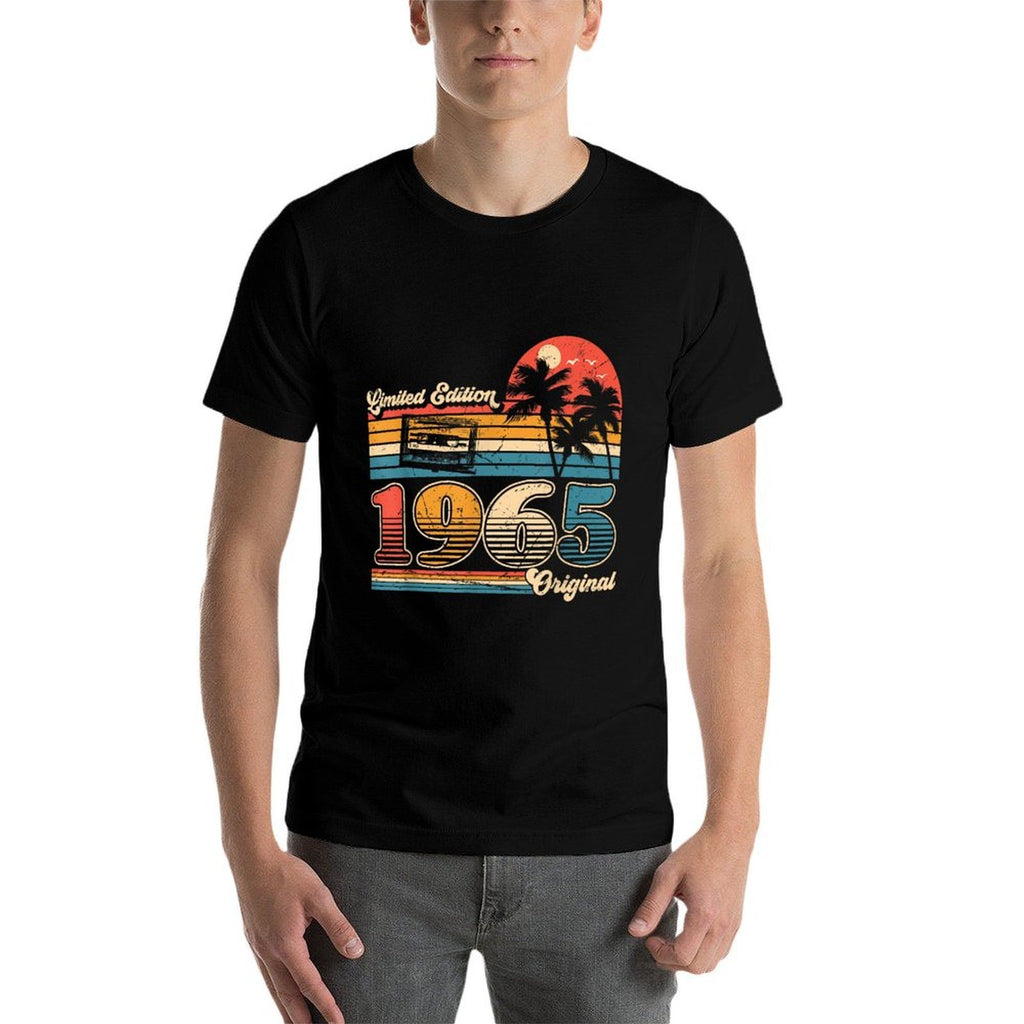 60th Birthday Retro Vintage 1965 Men Women  Breathable T-Shirt