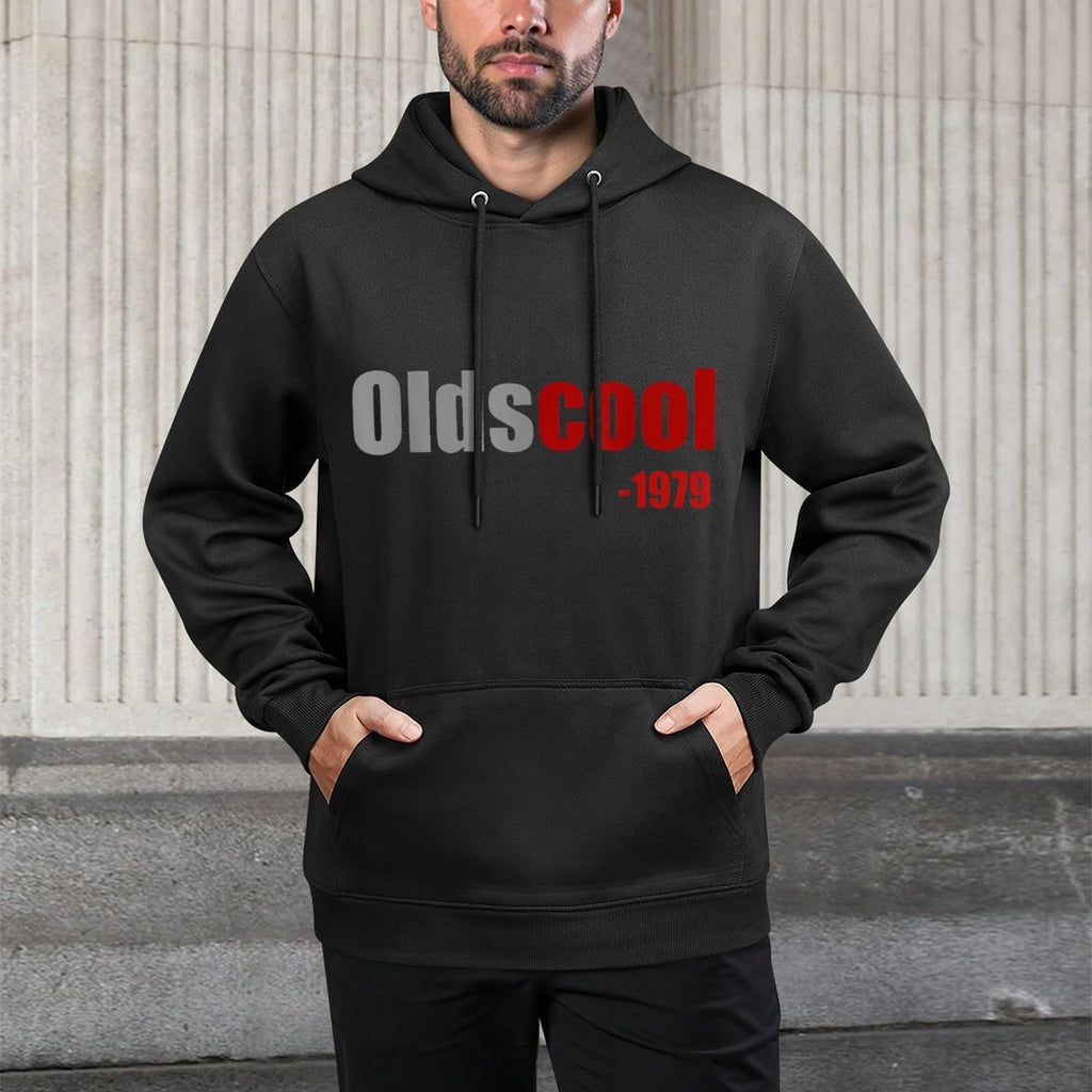 Oldscool 1979 - Funny 40th Birthday Gift Adjustable Hood Hoodie