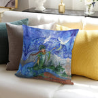 The Frog Princess Soft Fade-Resistant Throw Pillow