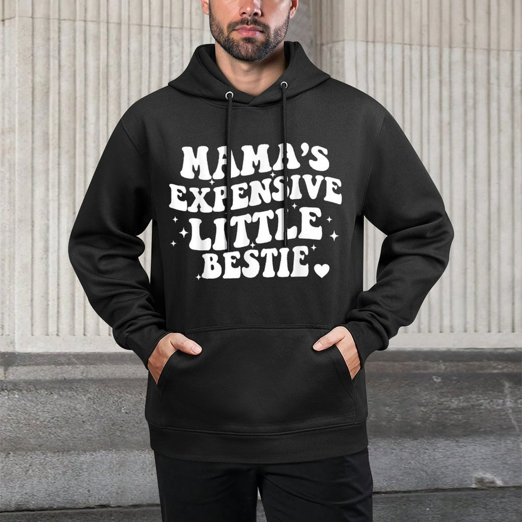 Mamas Little Expensive Bestie Mommy And Me Matching Colorfast Hoodie