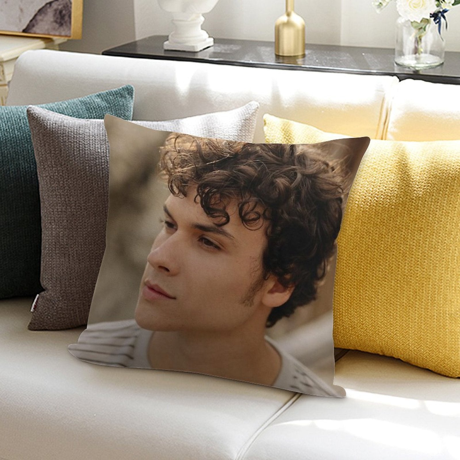 Benjamin Wadsworth Actor Soft Multiple Sizes Throw Pillow