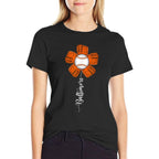 Baltimore Cute Flower Baseball Lover Player And Fans  Eco-friendly Material T-Shirt