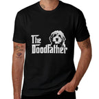 Mens The Doodfather Goldendoodle Dog Doodle Dad Fathers Day  Odor-resistant T-Shirt