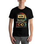 20 Years Old Made In 2003 February 2003 20th Birthday  Trendy Pattern T-Shirt
