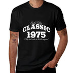 50 Year Old Vintage Classic Car 1975 50th Birthday  Heathered Texture T-Shirt