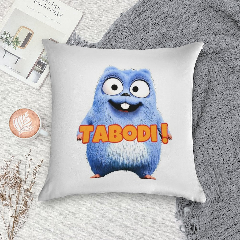 Grizzy&lemming Soft Hidden Zipper Throw Pillow