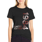 Limited Edition 1984 Man Woman 40th Birthday, Small, Black  Vintage-inspired T-Shirt