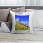 Zermatt - Switzerland - Photography Soft Hidden Zipper Throw Pillow