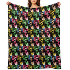 George Michael Pop Art Machine-washable Throw Blanket