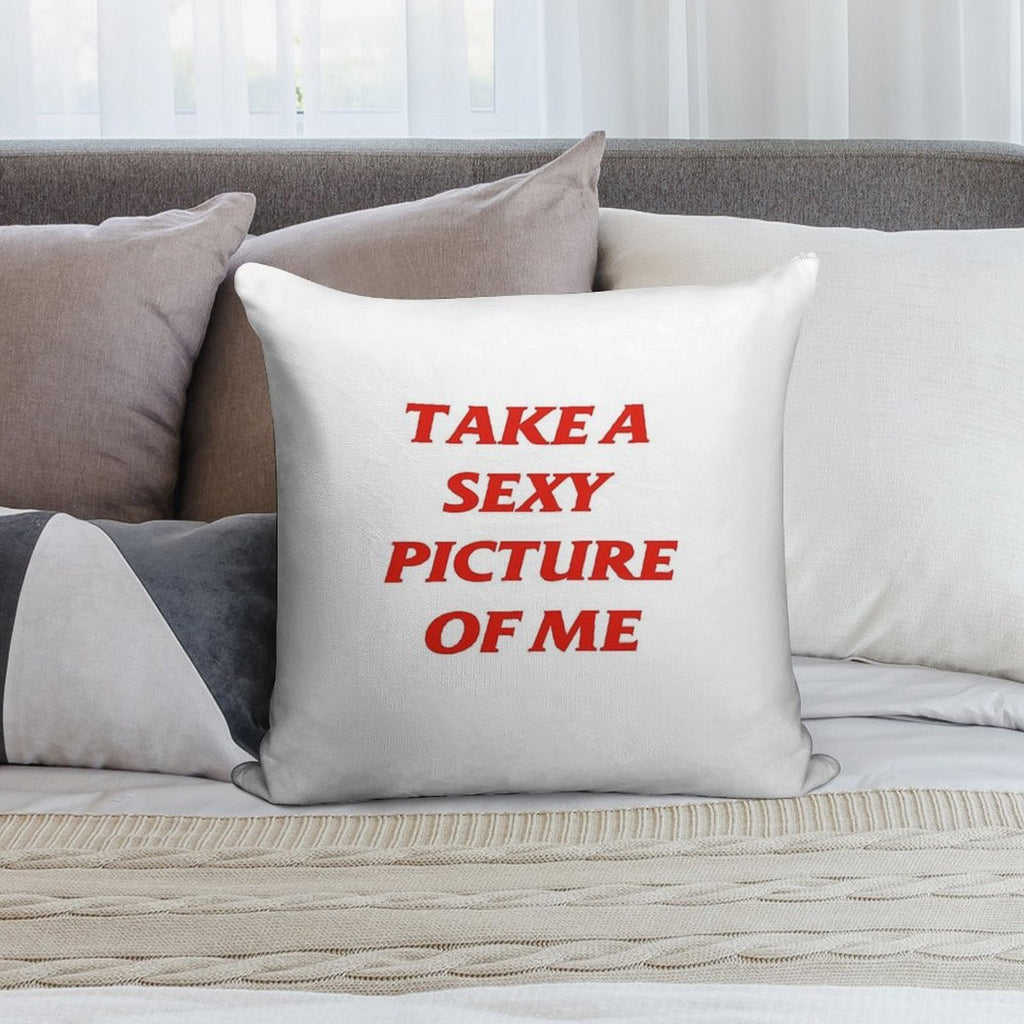 CMAT Take A Sexy Picture Of Me - Red Soft Multiple Sizes Throw Pillow