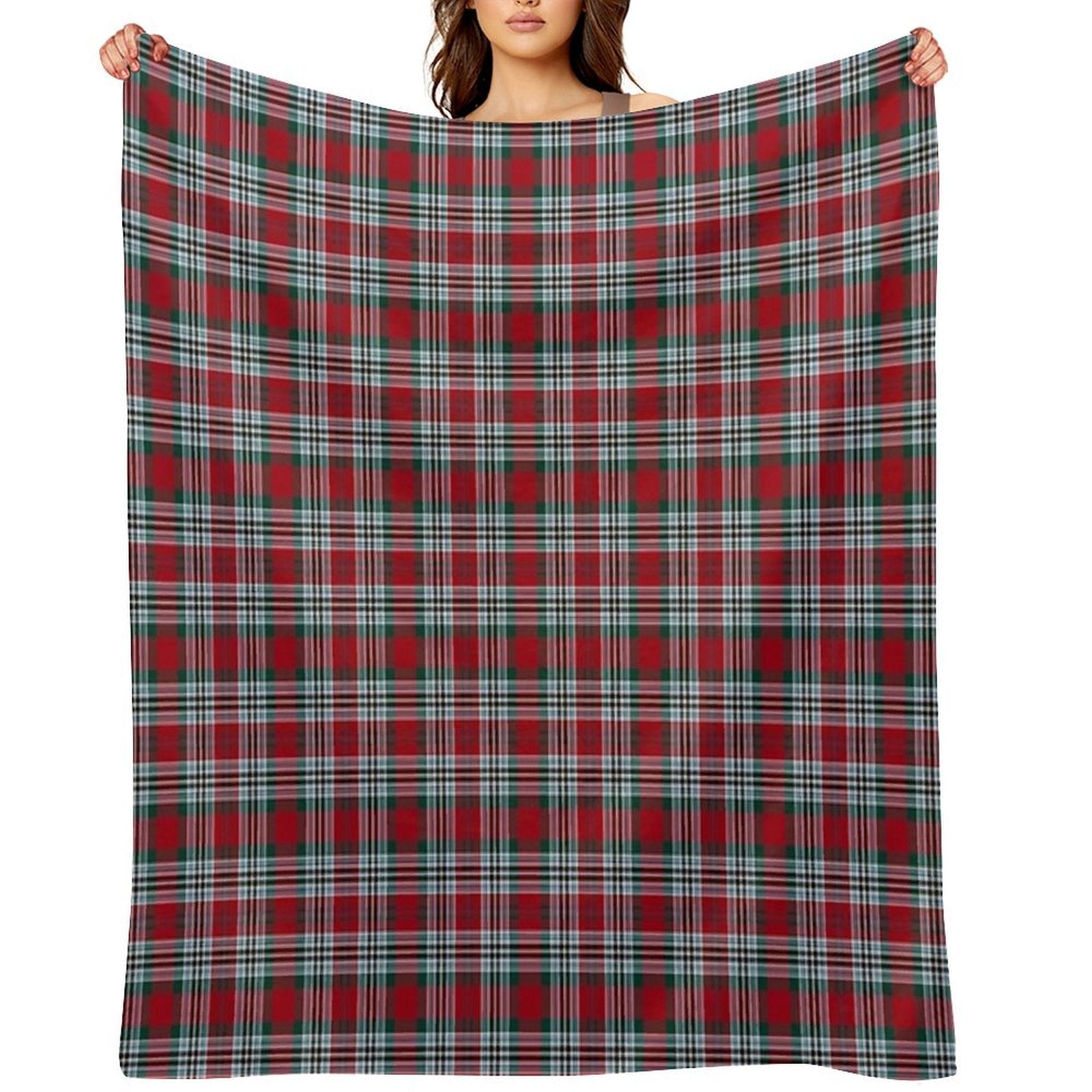 Clan Metcalf Tartan Eco-conscious Throw Blanket