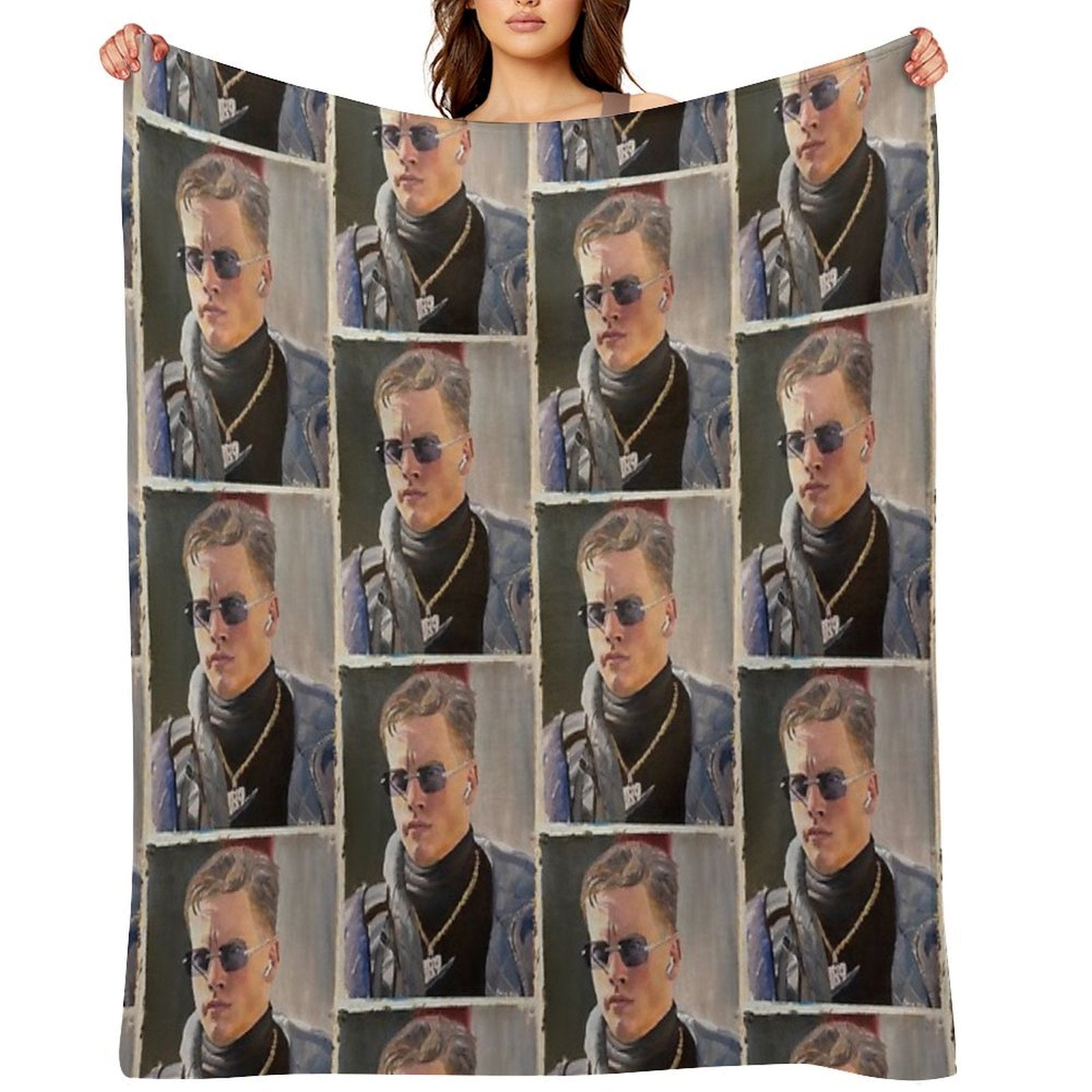 Joe Burrow Bengals Easy Care Throw Blanket