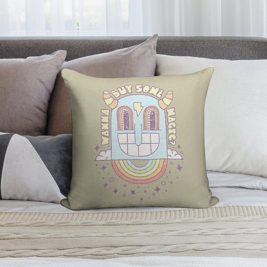 Wanna Buy Some Magic Soft Anti-Pilling Throw Pillow