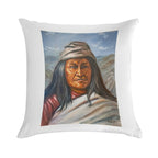 Chief Juh - Nednai Chiricahua Apache Chief Soft Washable Throw Pillow