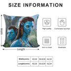Avatar Print Soft Multiple Sizes Throw Pillow