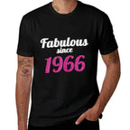 Womens Fabulous Since 1966 - 50th Birthday Gift  Relaxed-fit T-Shirt