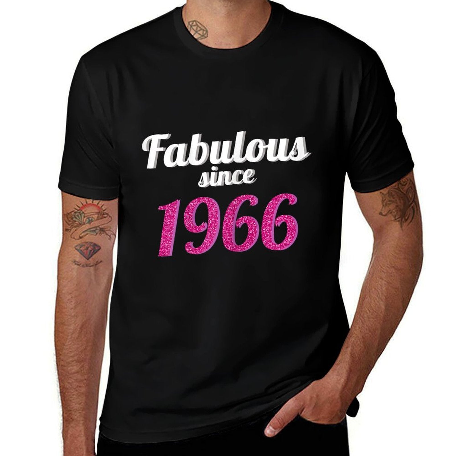 Womens Fabulous Since 1966 - 50th Birthday Gift  Relaxed-fit T-Shirt