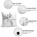 CONDOR Soft Washable Throw Pillow
