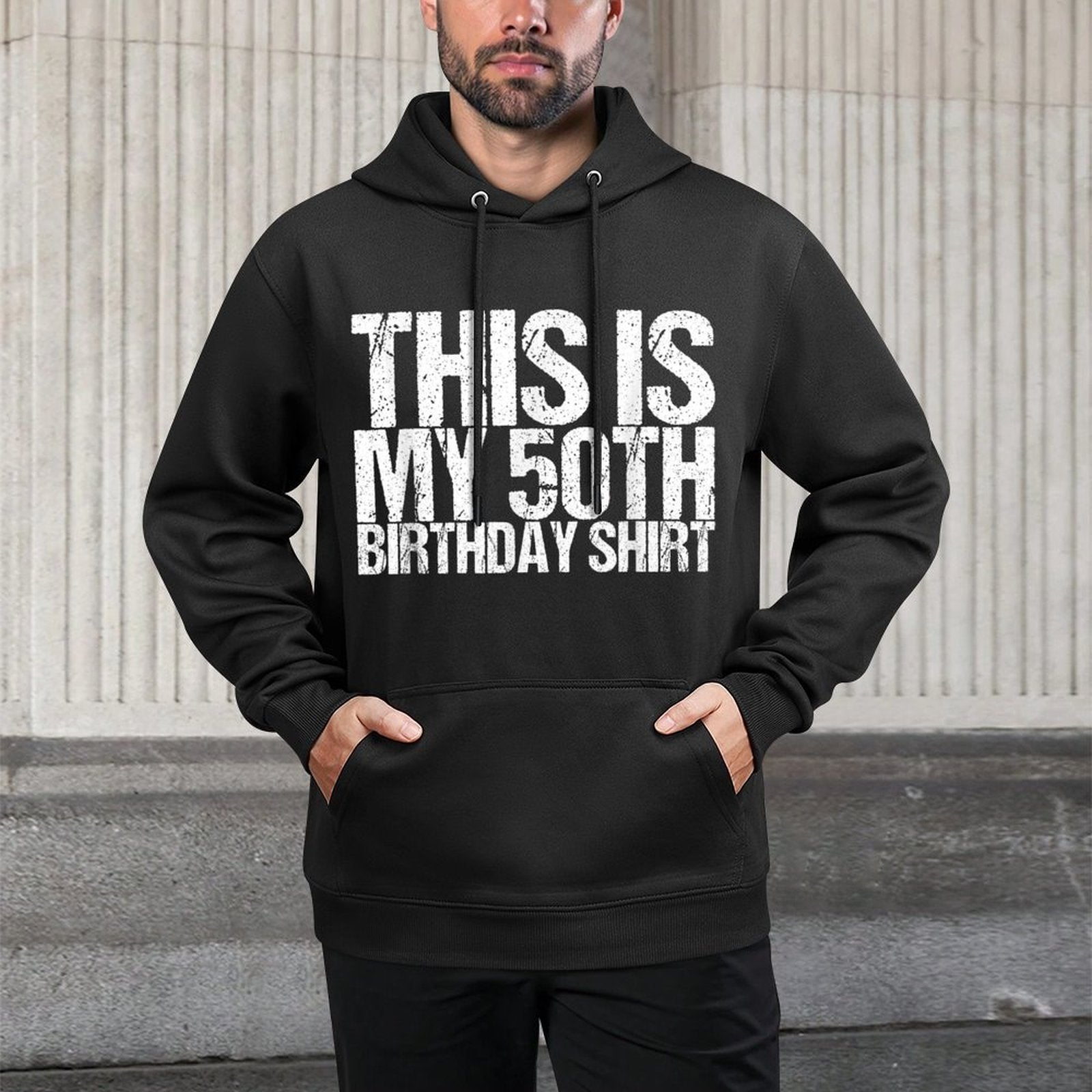 That's My 50th Birthday Shirt Shape Retention Hoodie