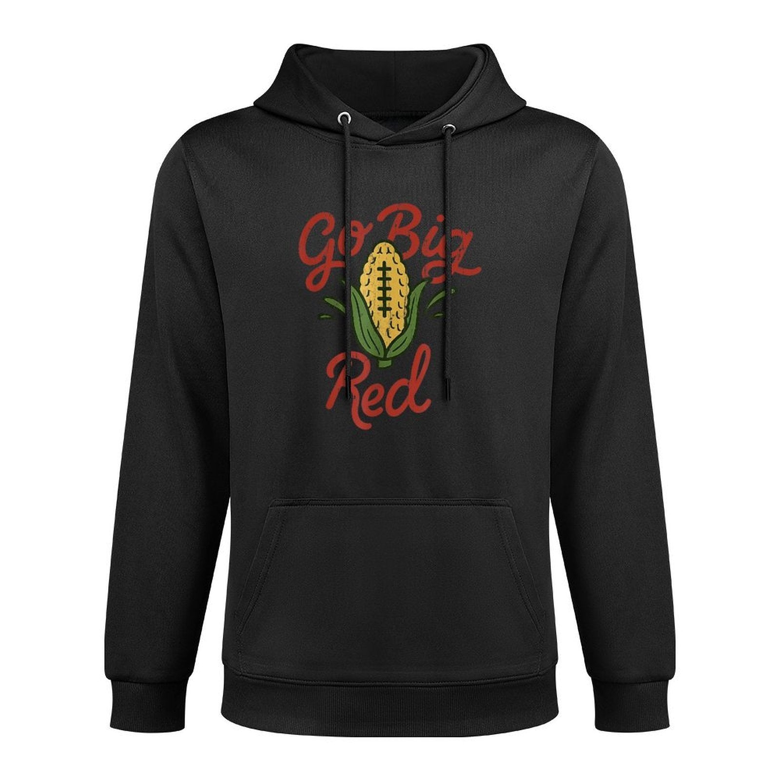 Go Big Red, Funny Corn Adjustable Hood Hoodie