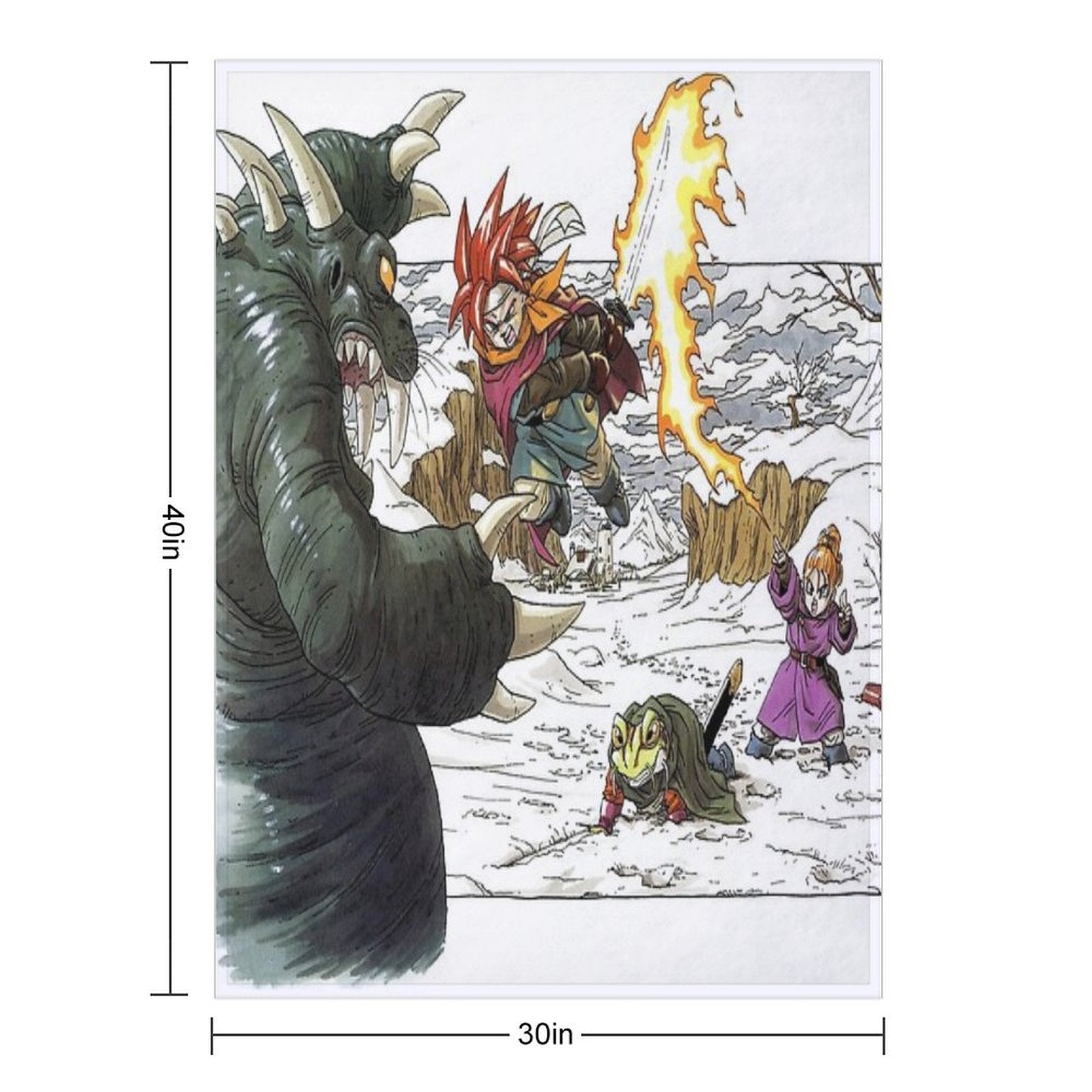 Chrono Trigger All-season Throw Blanket