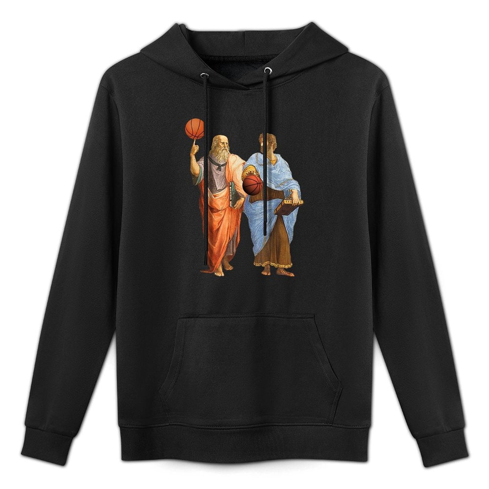 Aristotle And Plato with Basketballs - Philosophy Match All-Day Comfort Hoodie