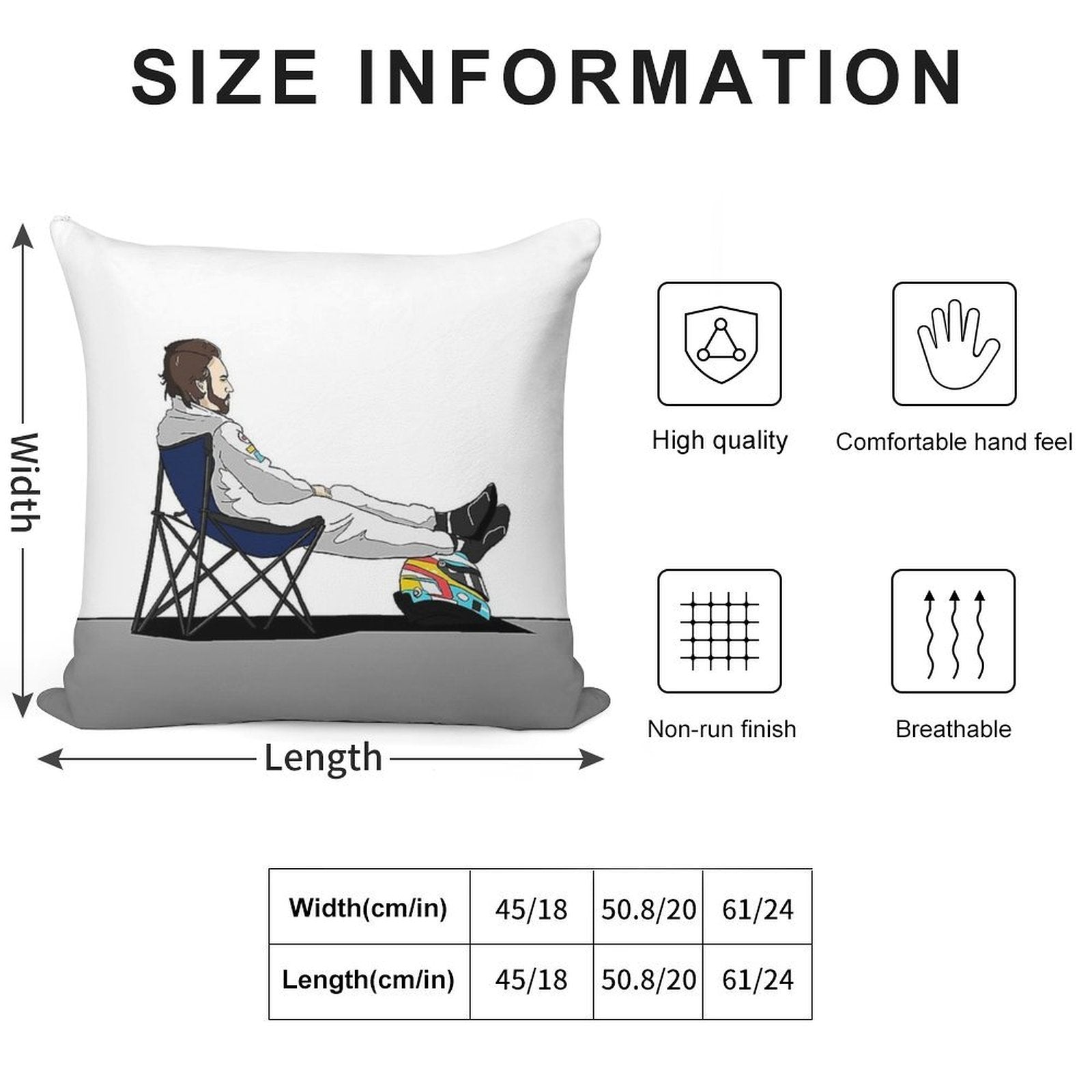 Fernando Alonso Iconic Soft Ultra-Soft Texture Throw Pillow