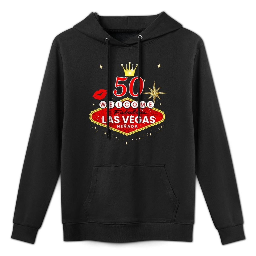 Las Vegas Girls Trips 2024, Vegas 50th Birthday Squad Easy Care Hoodie