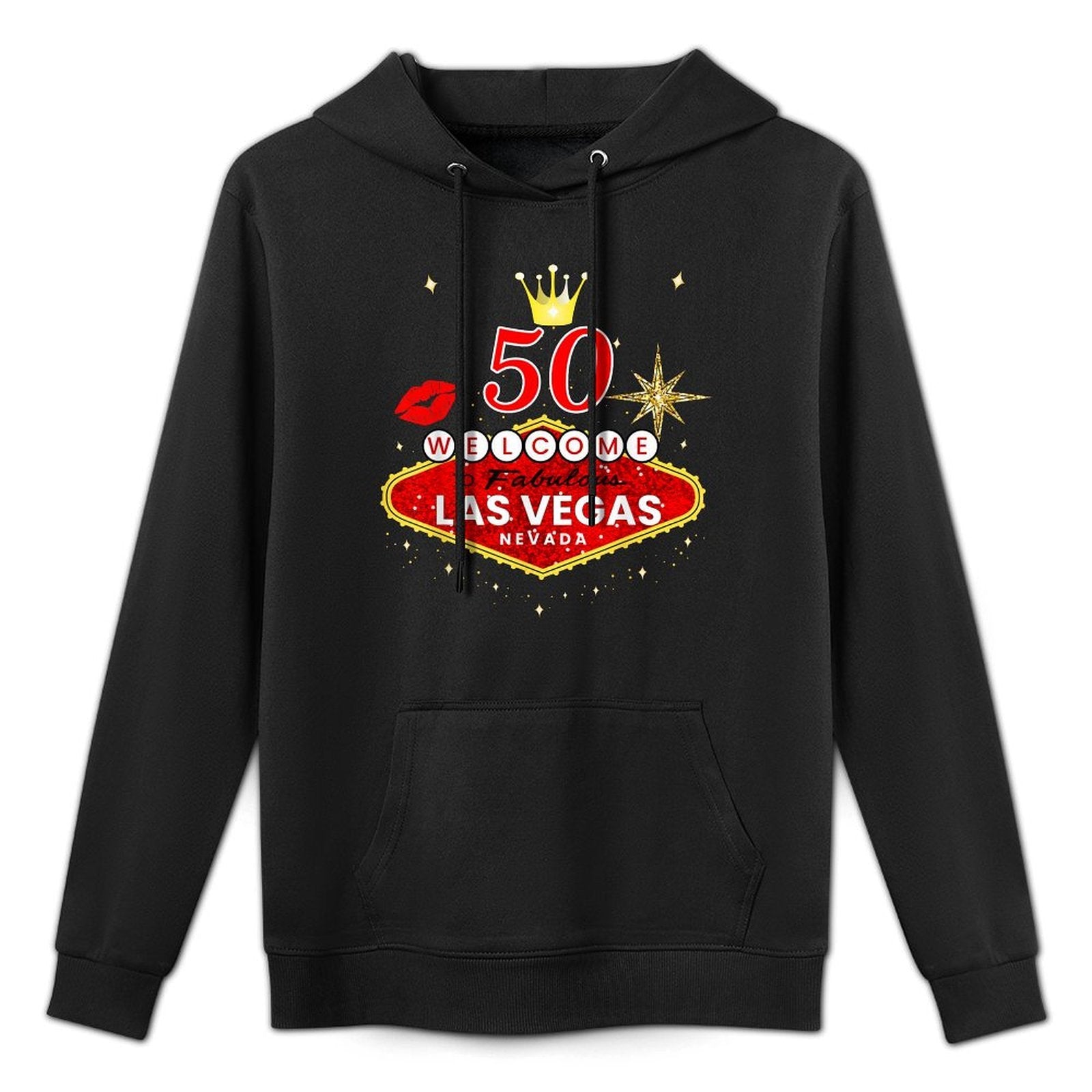 Las Vegas Girls Trips 2024, Vegas 50th Birthday Squad Easy Care Hoodie