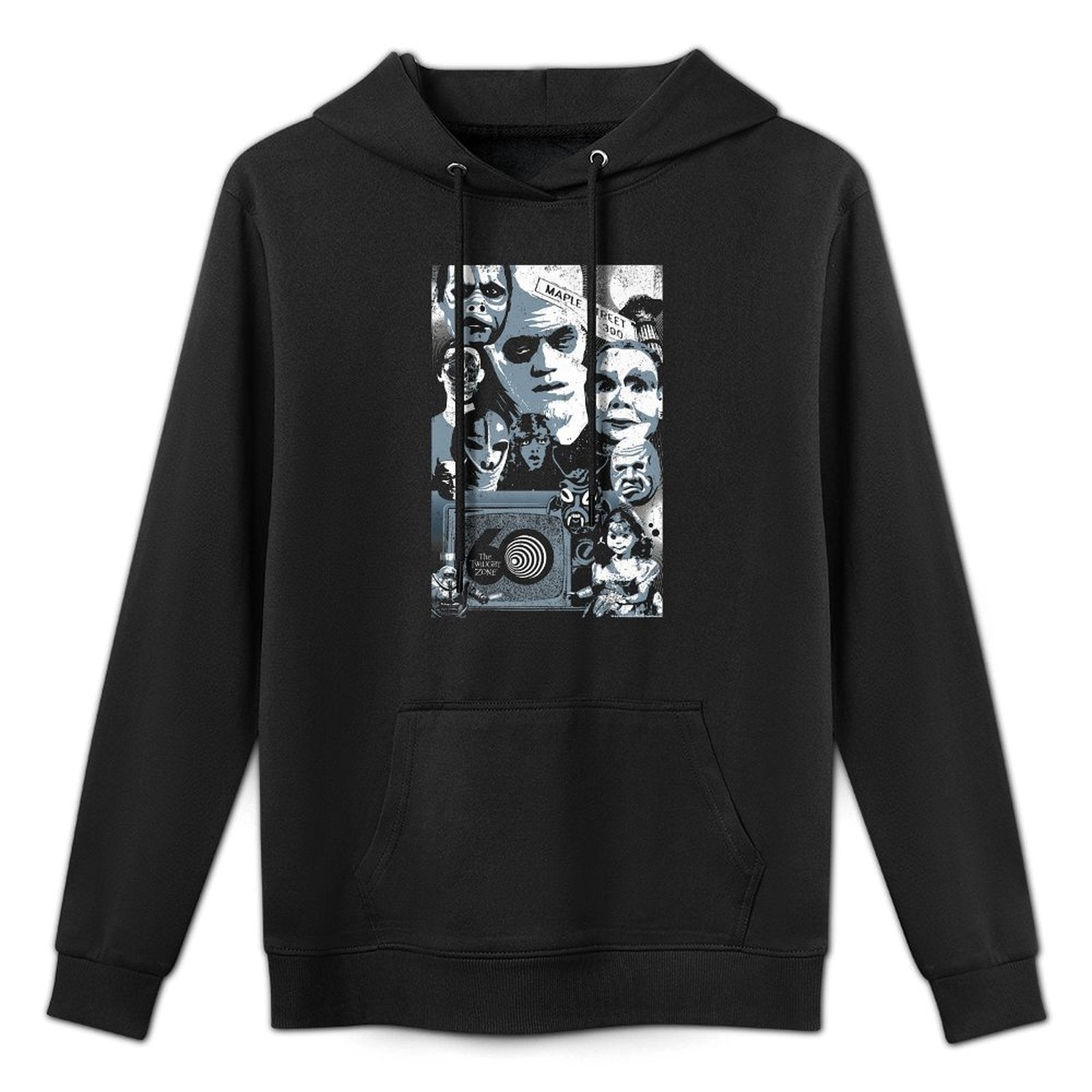 The Twilight Zone 60th Anniversary Maple Street Group Shot Premium Medium-Weight Fabric Hoodie