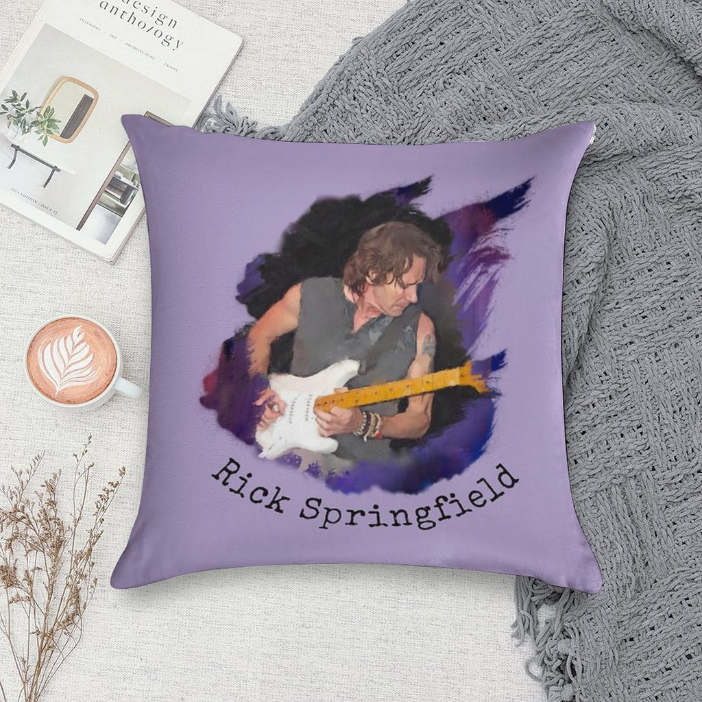 Rick Springfield In Concert Soft Decorative Cover Throw Pillow