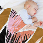 Refresher  Abstract Bright Print Travel-friendly Throw Blanket