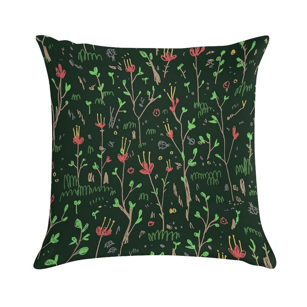 Woodland Floor Soft Gift Ready Throw Pillow