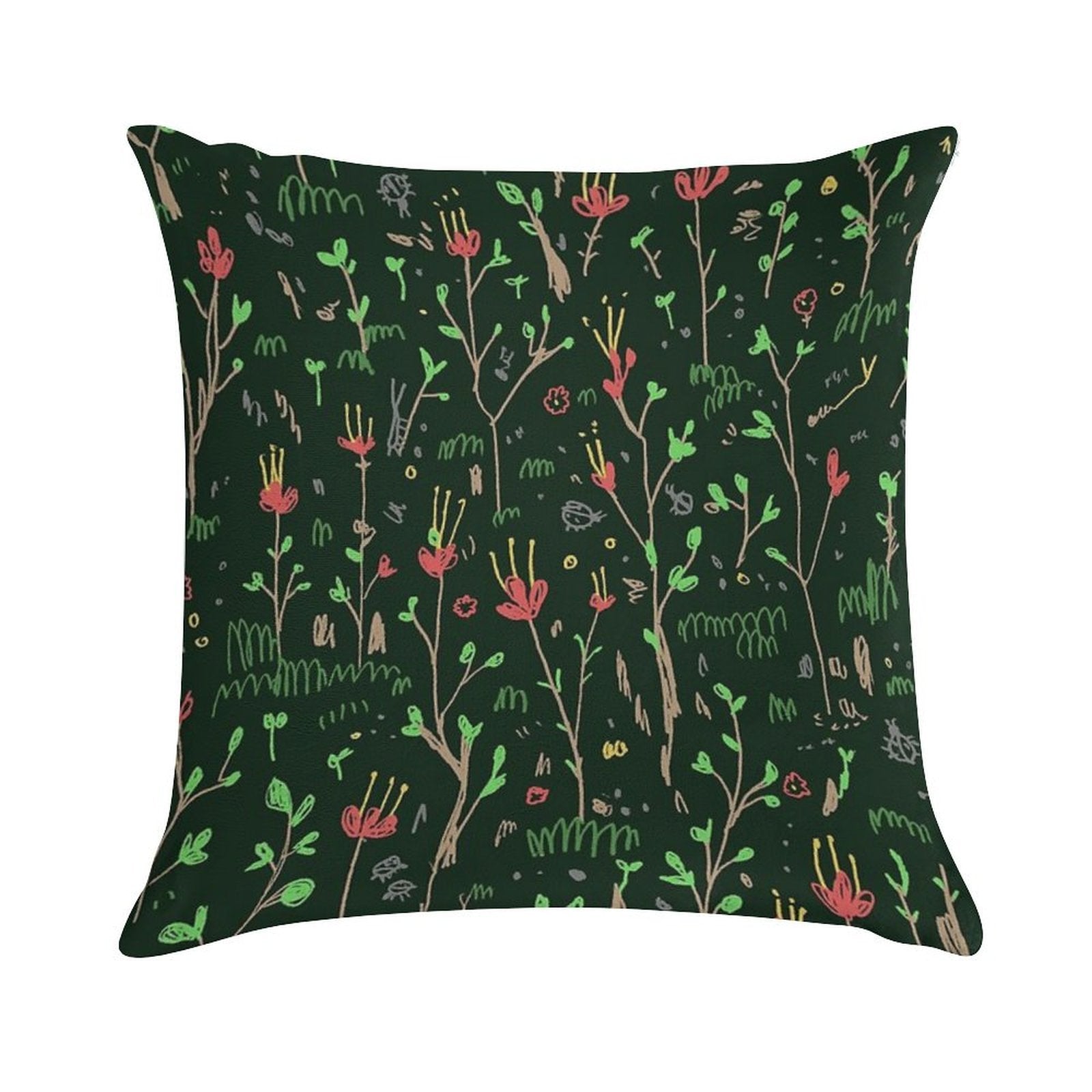 Woodland Floor Soft Gift Ready Throw Pillow