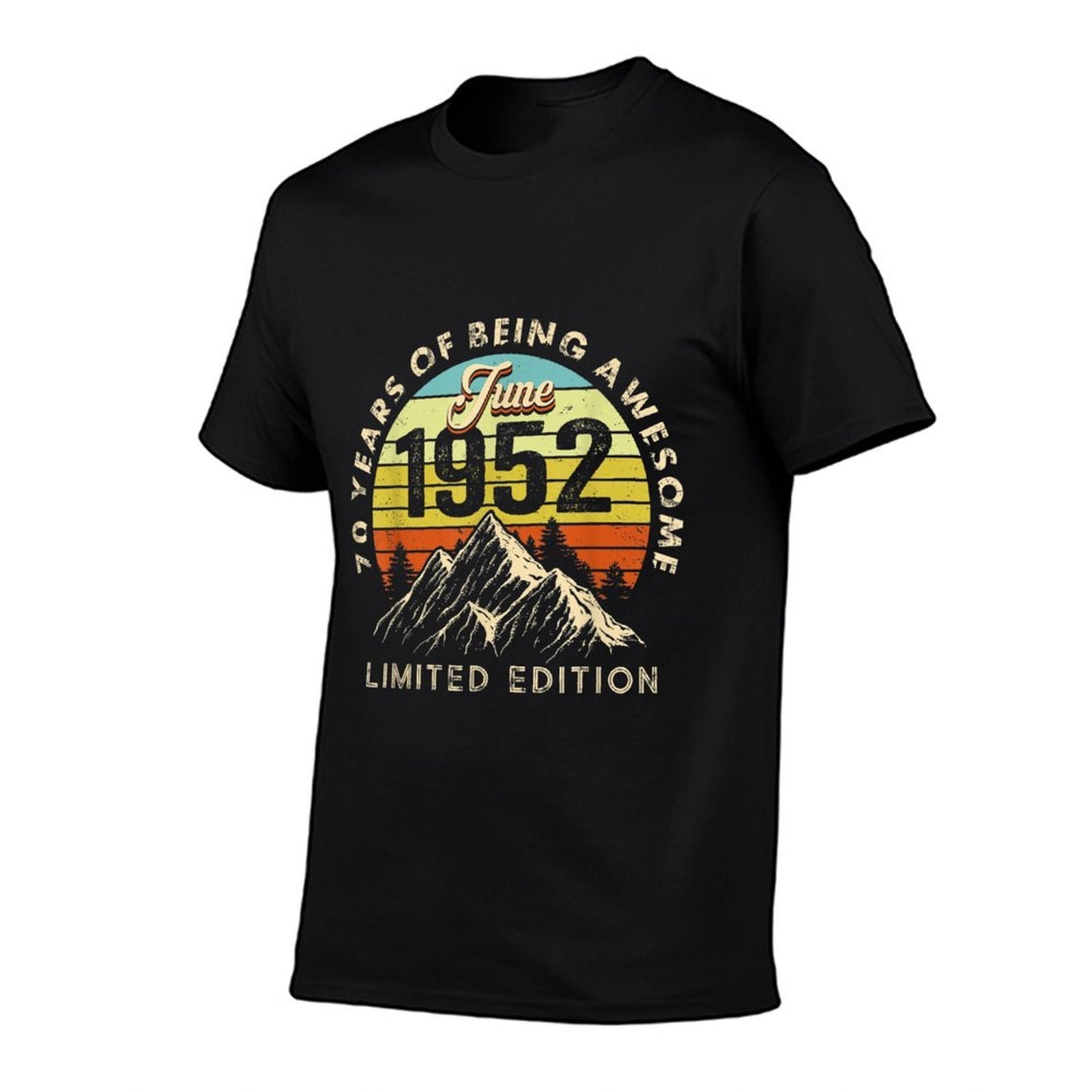 Made in 1952 Born June 1952 70th Birthday  Wrinkle-resistant T-Shirt