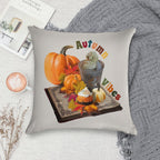 Autumn Vibes by H LaBs Creations © Soft Shrink-Resistant Throw Pillow