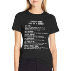 5 Deadly Terms Used By A Woman Funny Meme  Slim-fit Cut T-Shirt